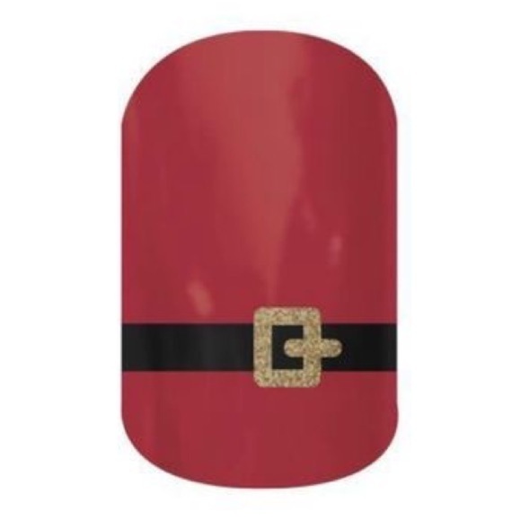 Jamberry Christmas Nail Wraps - Santa Suit - Picture 1 of 10